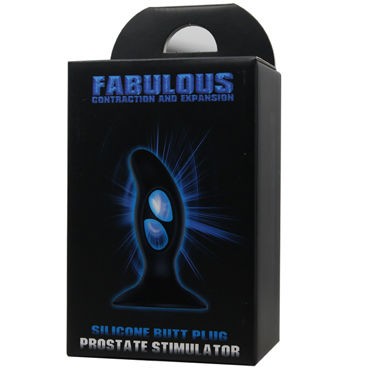 Baile Silicone Butt Plug, черная