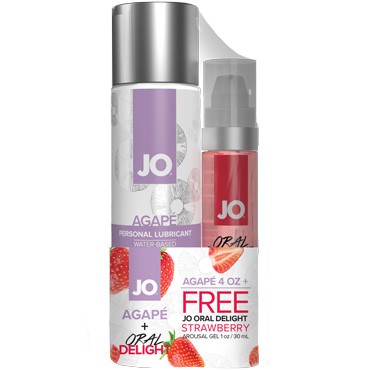 JO Agape Original + Oral Delight Strawberry, 120 мл + 30 мл