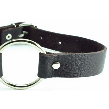 BDSM Арсенал кляп-кольцо, коричневый