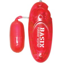PipeDream Basix Jelly Egg, красное