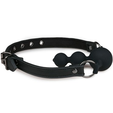 Easytoys Ball Gag With Silicone Beads, черный