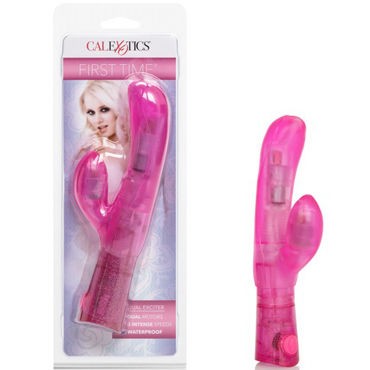 California Exotic First Time Dual Exciter, розовый