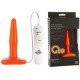 Doc Johnson GLO Vibrating Slim, оранжевая
