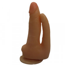 Биоклон Анально-вагинальный фаллоимитатор, телесный