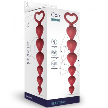 Le Frivole Core Heart Ray, красная