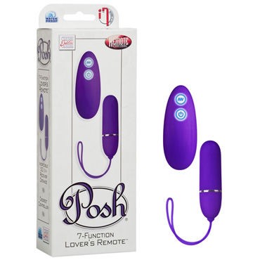 California Exotic Posh 7-Function Lovers Remotes, фиолетовое