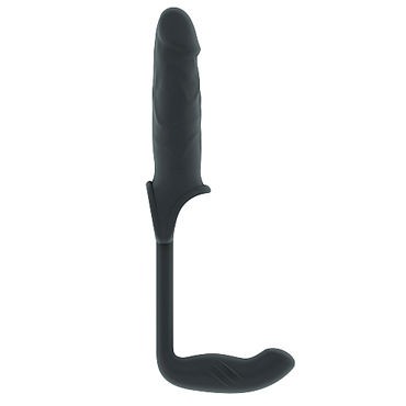 Shots Toys Sono Stretchy Penis Extension and Plug №34, серая