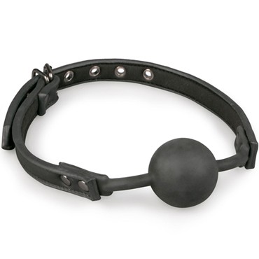 Easytoys Ball Gag With Small Silicone Ball, черный