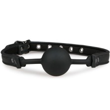 Easytoys Ball Gag With Small Silicone Ball, черный