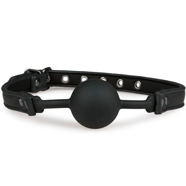 Easytoys Ball Gag With Small Silicone Ball, черный