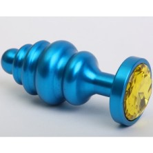 4sexdream Анальная ювелирка Фигурная, синий/желтый