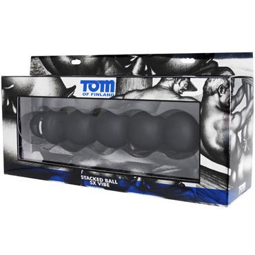 Tom of Finland Stacked Ball 5 Mode Vibe, черный