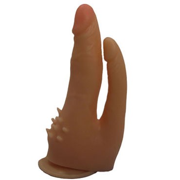 Биоклон Анально-вагинальный фаллоимитатор, телесный