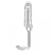 Shots Toys Sono Stretchy Penis Extension and Plug №38, прозрачная