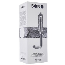 Shots Toys Sono Stretchy Penis Extension and Plug №38, прозрачная