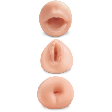 Pipedream Pipedream Extreme Toyz All 3 Holes, телесный