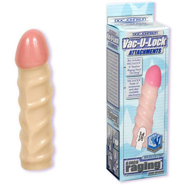 Doc Johnson Vac-U-Lock Raging Dong, 15.5 см