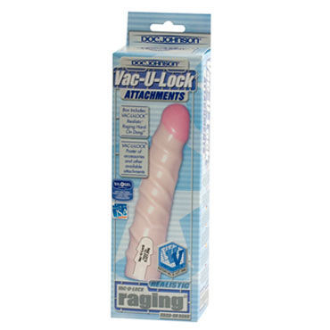 Doc Johnson Vac-U-Lock Raging Dong, 15.5 см