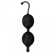 You2Toys Black Velvets Silicone Balls Ребристые