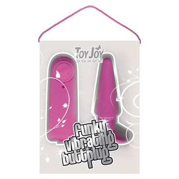Toy Joy Funky Vibrating, темно-розовая