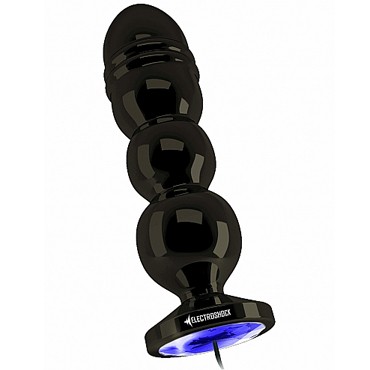 Shots Electroshock Bold Butt Plug, тёмно-серый