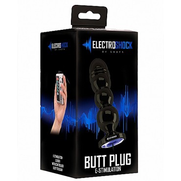 Shots Electroshock Bold Butt Plug, тёмно-серый