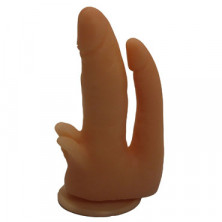 Биоклон Анально-вагинальный фаллоимитатор, телесный