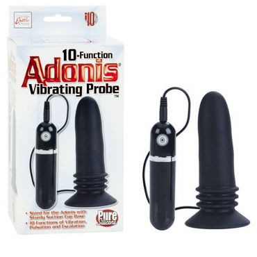 California Exotic 10-Function Adonis Vibrating Probes, черная
