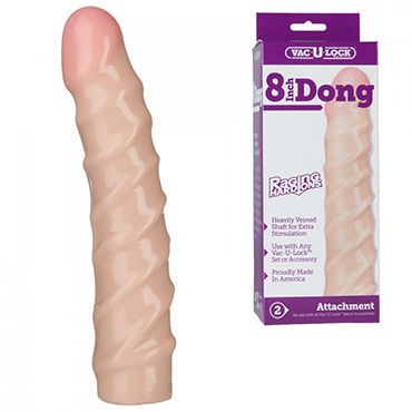 Doc Johnson Vac-U-Lock Raging Dong, 20.5 см