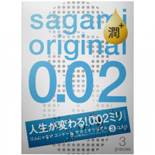 Sagami Original 002 Extra Lub, 3 шт