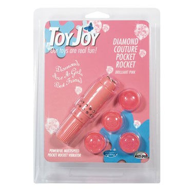 Toy Joy Diamond Pocket Rocket, розовый