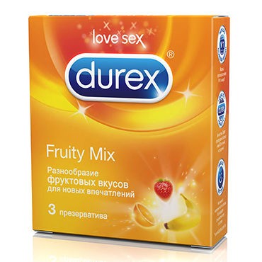 Durex Fruity Mix, 3 шт