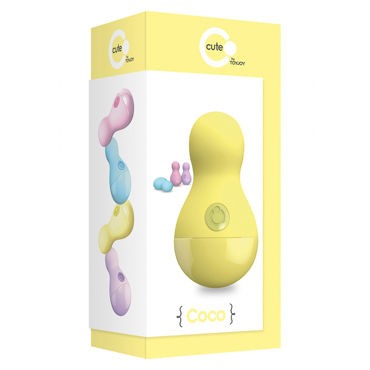Toy Joy Coco Body Stimulator, желтое