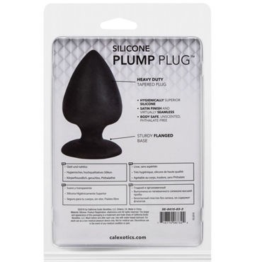 California Exotic Silicone Plump Plug, черная