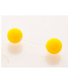 Sexus шарики вагинальные 11 см, желтые