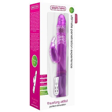 Shots Toys Thrusting Rabbit, фиолетовый