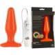 Doc Johnson GLO Vibrating Thick, оранжевая