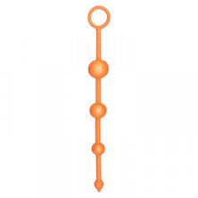 Toy Joy Funky Butt Beads, оранжевая