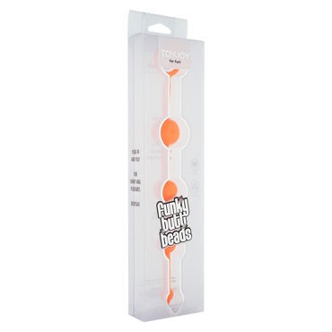 Toy Joy Funky Butt Beads, оранжевая