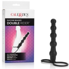 California Exotic Silicone Beaded Double Rider, черный