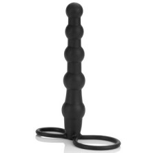 California Exotic Silicone Beaded Double Rider, черный