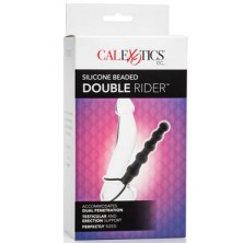 California Exotic Silicone Beaded Double Rider, черный