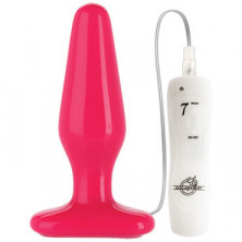 Doc Johnson GLO Vibrating Thick, розовая