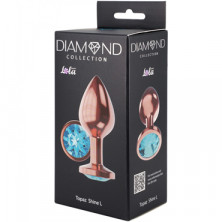 Lola Games Diamond Topaz Shine L, розовое золото/бирюзовый