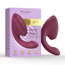 Бесконтактный клиторальный стимулятор Womanizer Next Duo, розовый