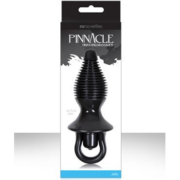 NS Novelties Pinnacle Vibrating Pleasure Plug, черный