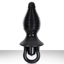 NS Novelties Pinnacle Vibrating Pleasure Plug, черный