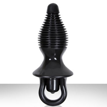 NS Novelties Pinnacle Vibrating Pleasure Plug, черный