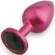 Play Secrets Rosebud Butt Plug Medium, красный/черный