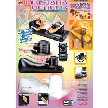 Tonga Louisiana Lounger, черная